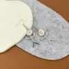 Wholesale Stainless Steel Gingerbread PVD Coated Gold Plated Casual Waterproof Non Tarnish Earrings