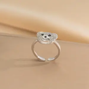 395 Steel Bear Ring