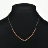 Wholesale Simple Style Geometric Stainless Steel Natural Crystal Glass Necklace In Bulk