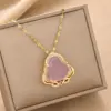 Wholesale Water Plating Vacuum Plating 18K Gold Plated 18K Gold Portrait 201 Stainless Steel Classical 201 Stainless Steel Pendant Necklace