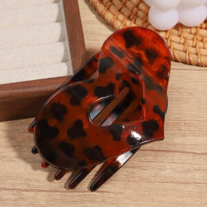 Big love leopard print red coffee