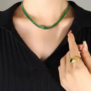 P1234-Beccarite Necklace-40+5cm