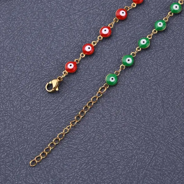 Wholesale Ethnic Style Classic Style Artistic Eye 304 Stainless Steel Gold Plated Bracelets In Bulk