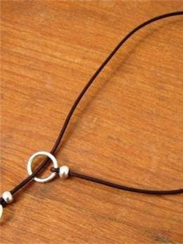 oly-bc0570e4c840a3d7e80fadc04507f2ec Wholesale Cross-border Western-style Retro Leather Beaded Necklace Choker Women's Jewelry New Style