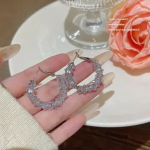 Cs0182 Silver Silver Needle