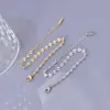 304 Stainless Steel Geometric Ion Plating (IP) 18K Real Gold Plated Elegant Simple Style Waterproof Non Tarnish Gold Bracelets