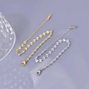 304 Stainless Steel Geometric Ion Plating (IP) 18K Real Gold Plated Elegant Simple Style Waterproof Non Tarnish Gold Bracelets
