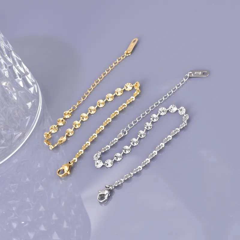 Wholesale 304 Stainless Steel Geometric Ion Plating (IP) 18K Real Gold Plated Elegant Simple Style Waterproof Non Tarnish Gold Bracelets
