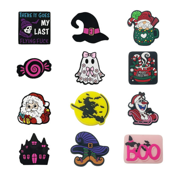 Wholesale Silicone Food Grade Halloween Christmas Cartoon Beads