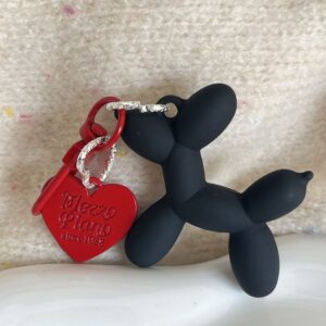 Black + big red heart