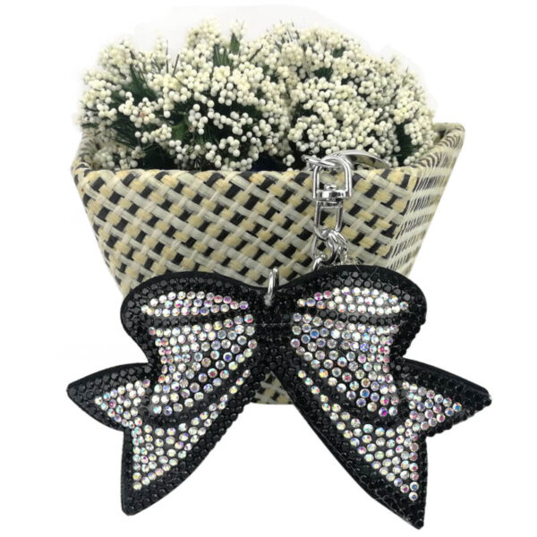 Wholesale 4pcs Cartoon Gift Cute Diamond Bow Keychain