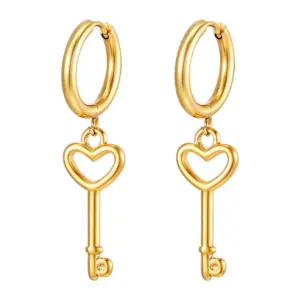 MS-396 Golden Key Ear Clip