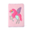 Wholesale Plush Cartoon Unicorn Notebook Children's Pink Unicorn Notebook