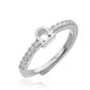 Wholesale Copper 18K Gold Plated IG Style Hip-Hop Simple Style Plating Inlay Constellation Zircon Adjustable Ring