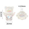 oly-bc44542c3c79e7dab2cbffa872bd82f6 Wholesale Glittery heart-shaped rhinestone wing beaded bear charm