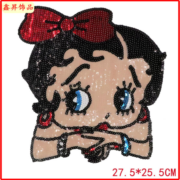 Wholesale Cross-Border fashion personality beauty embroidered cloth stickers coat decorations can be hot stickers pants accessories patch manufacturers direct supply