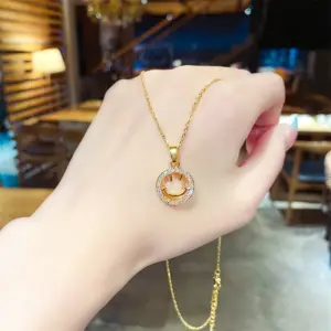 X047 Titanium Steel Gold Plating