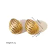 Ion Plating (IP) 18K Gold Plated Rhombus 304 Stainless Steel Beach Simple Style Waterproof Non Tarnish Ear Studs