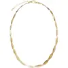 Wholesale 304 Stainless Steel 18K Gold Plated Rock Streetwear Plating Solid Color Choker
