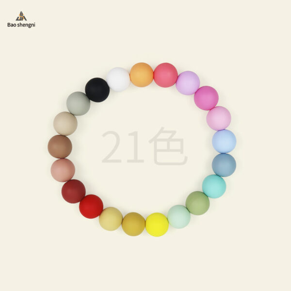 Wholesale Silicone round beads DIY handmade beads