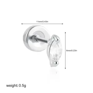 Oval Silver (One Piece)