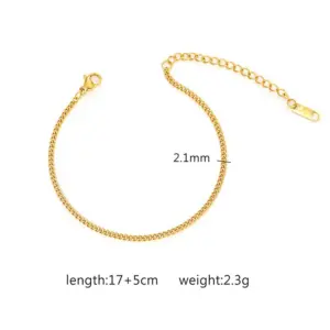 2.0 Thin Bracelet / Gold