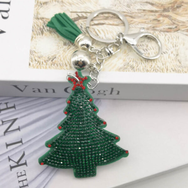 oly-bc9271b53fdde36e4b8f9cc02080ba0a Wholesale Christmas tree diamond studded keychain