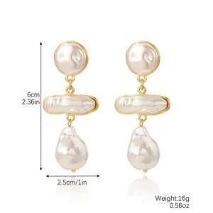 E2308-19 round Water Drop Pearl