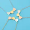 PVD Coated 18K Gold Real Plated Customization Laser Engraving Heart Shape Stainless Steel Original Design Waterproof Non Tarnish 304 Pendant Necklace