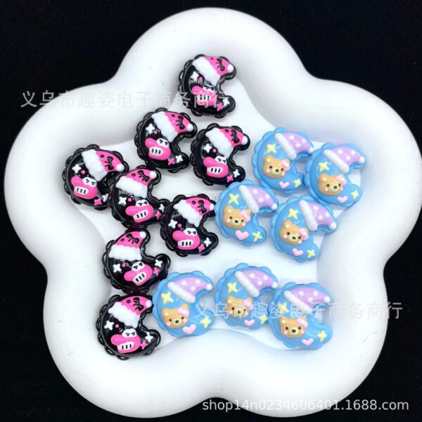 Wholesale Moon-shaped beaded pillow