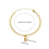 1 Piece Simple Style Conch Eye Shell 304 Stainless Steel Artificial Pearl Waterproof Non Tarnish PVD Coated Real Gold Plated Women's Anklet