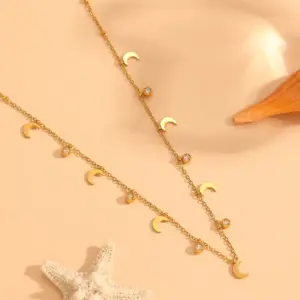Moon Diamond Necklace