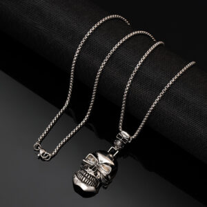 X236 ancient silver skull