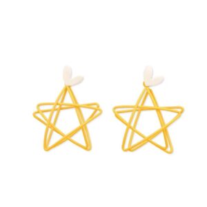 Yellow Stud Earrings