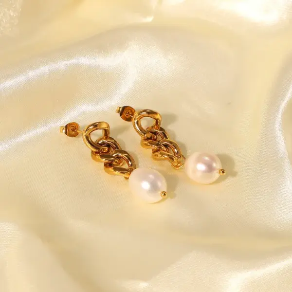 Wholesale Plating Stainless Steel No Inlaid Earrings