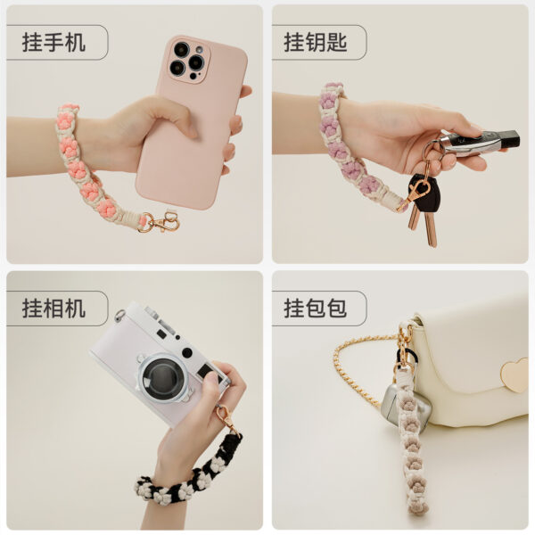 Wholesale creative cat claw hand woven wrist strap pendant accessories
