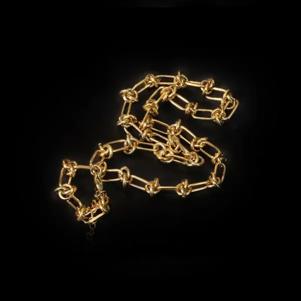 Wholesale British Style Geometric Titanium Steel Chain Necklace 1 Piece