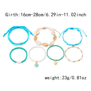 Shell palm seven piece set