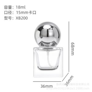 18ml XB200 silver nozzle silver ball cover; transparent