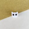 Wholesale Cat head K cat loose beads string Charms