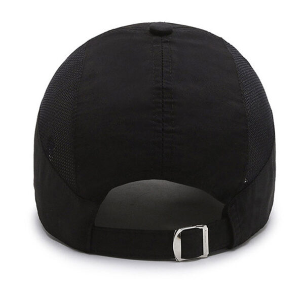 Wholesale Hat Summer Sunshade Casual Men's Baseball Cap Quick Dry Mesh Breathable Outdoor Sports Gauze Iron Label Cap
