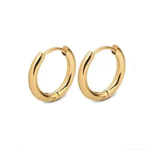 2.5*14 N round Ear Clip Gold One