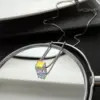 Wholesale Fashion Geometric Plating Glass Titanium Steel Necklace