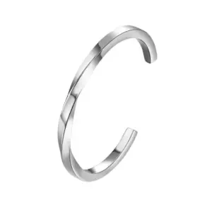 30 B-C-10 Twisted Bracelet / Steel Color