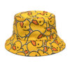 Wholesale Amazon's New Little Yellow Duck Pattern Basin Hat European and American Men's and Women's Sunshade Sun Hat Fashionable Cartoon Fisherman Hat