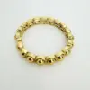 Wholesale Simple Style Color Block Solid Color Alloy 18K Gold Plated Stainless Steel Bracelets In Bulk