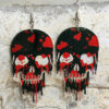 Wholesale Halloween Horror Acrylic Earrings