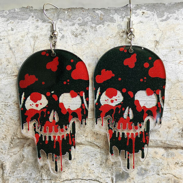 Wholesale Halloween Horror Acrylic Earrings