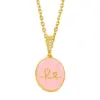 Wholesale Copper Plating Letter Necklace