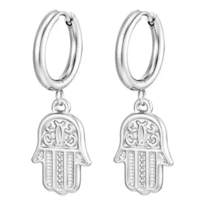 2.5*12 Welding Ring Palm Combined Steel Color Ear Clip